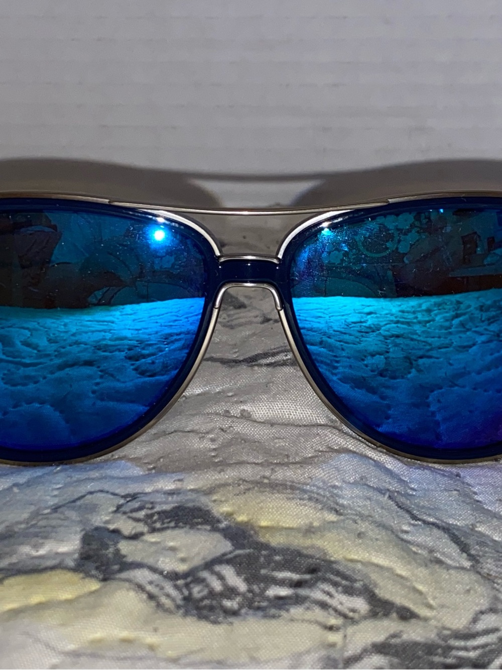 Oakley Split Time 004129-0758 Navy Polarized Sunglasses